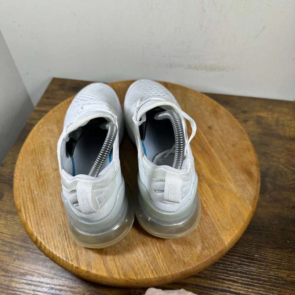 Nike Air Max 270 Mens White Gum Light Brown Running Shoes DC1702-100 Size 6